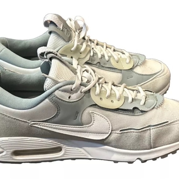 Nike Air Max 90 Futura Mint Grey Green Women's DM9922-105 Size 11 EUC - Picture 6 of 9
